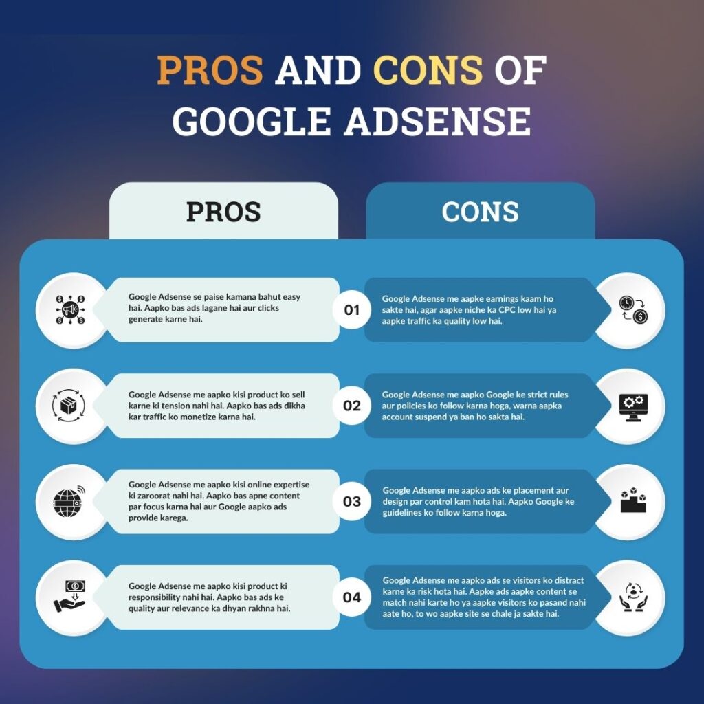 Pros and Cons of Google Adsense